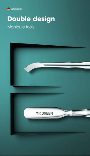 Planet Gates Cuticle Pusher Double Ended Nail Polish Remover Manicure Pusher Tool Nail Dirt Cleaner Stainless Steel Dead Skin Pusher