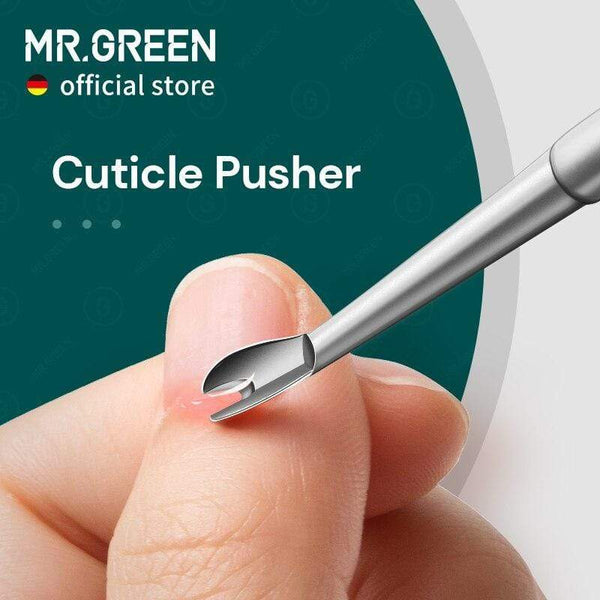 Planet Gates Cuticle Remover Dead Skin Pusher Surgical Grade Stainless Steel Nail Art Manicure Tools Scraper Nail Cleaner Trimmer