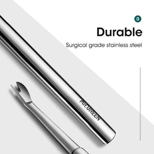 Planet Gates Cuticle Remover Dead Skin Pusher Surgical Grade Stainless Steel Nail Art Manicure Tools Scraper Nail Cleaner Trimmer