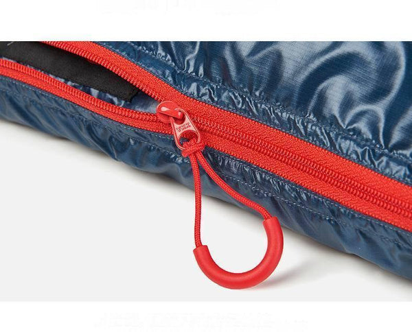 Planet Gates CW280 navy W pillow Outdoor Envelope 85% Goose Down Sleeping Bag Waterproof Ultralight Sleeping Bags Winter Camping Splicing