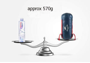 Planet Gates CW280 navy W pillow Outdoor Envelope 85% Goose Down Sleeping Bag Waterproof Ultralight Sleeping Bags Winter Camping Splicing