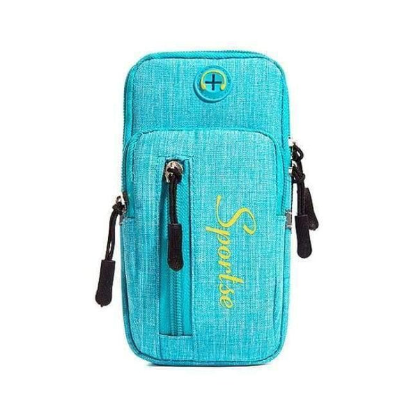 Planet Gates cyan Outdoor arm bag Gym Sports Armbands Running Phone holder case arm/wirst bag for iPhone 6/6s/7plus/8/X s8/s9 plus