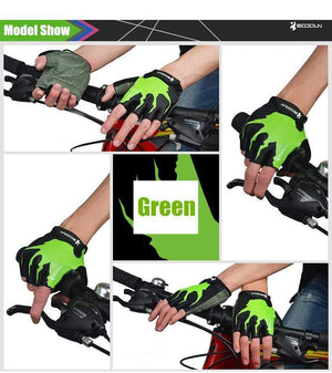 Planet Gates Cycling Anti-slip Anti-sweat Men Women Half Finger cycling Gloves Breathable Anti-shock Sports Gloves Bike Bicycle Glove summer