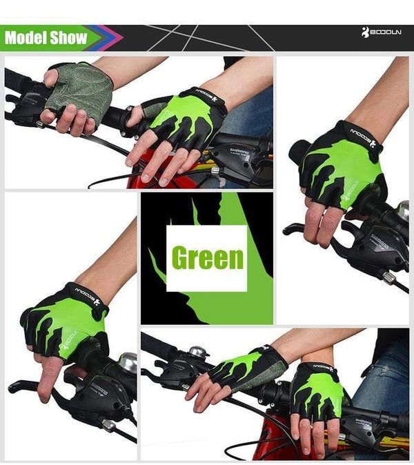 Planet Gates Cycling Anti-slip Anti-sweat Men Women Half Finger cycling Gloves Breathable Anti-shock Sports Gloves Bike Bicycle Glove summer