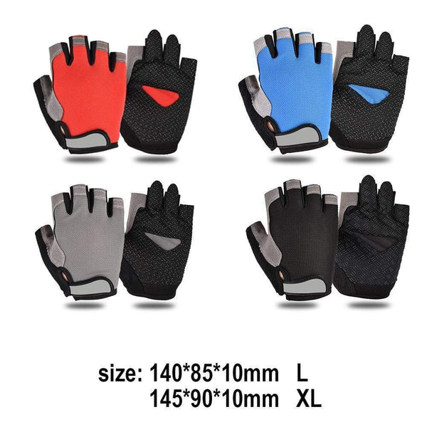 Planet Gates Cycling Anti-slip Anti-sweat Men Women Half Finger Gloves Breathable Anti-shock Sports Gloves Bike Bicycle Cycling Glove