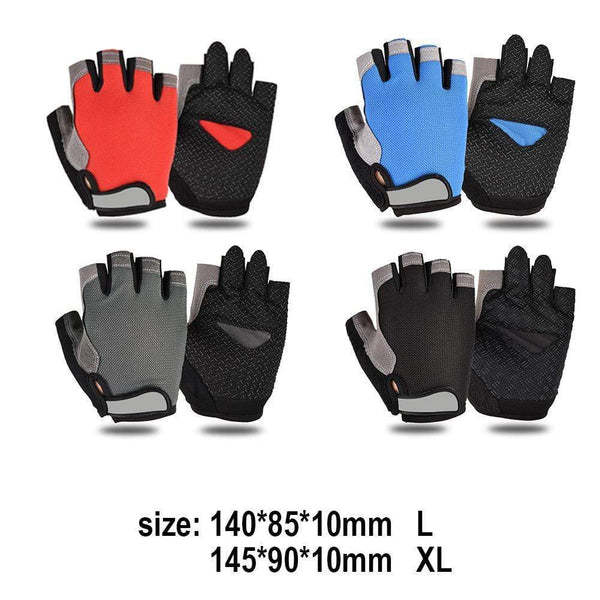 Planet Gates Cycling Anti-slip Anti-sweat Men Women Half Finger Gloves Breathable Anti-shock Sports Gloves Bike Bicycle Cycling Glove