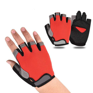 Planet Gates Cycling Anti-slip Anti-sweat Men Women Half Finger Gloves Breathable Anti-shock Sports Gloves Bike Bicycle Cycling Glove