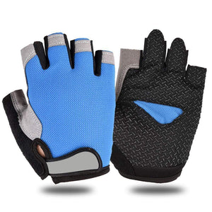 Planet Gates Cycling Anti-slip Anti-sweat Men Women Half Finger Gloves Breathable Anti-shock Sports Gloves Bike Bicycle Cycling Glove