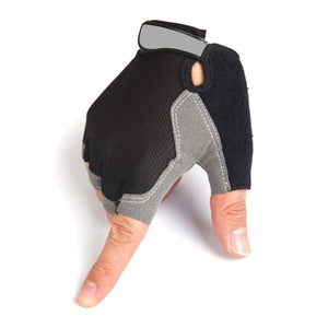 Planet Gates Cycling Anti-slip Anti-sweat Men Women Half Finger Gloves Breathable Anti-shock Sports Gloves Bike Bicycle Cycling Glove