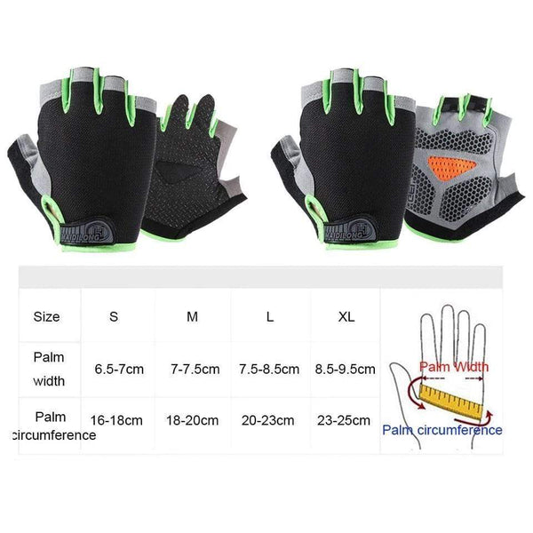 Planet Gates Cycling Anti-slip Anti-sweat Men Women Half Finger Gloves Breathable Anti-shock Sports Gloves Bike Bicycle Glove