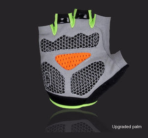 Planet Gates Cycling Anti-slip Anti-sweat Men Women Half Finger Gloves Breathable Anti-shock Sports Gloves Bike Bicycle Glove