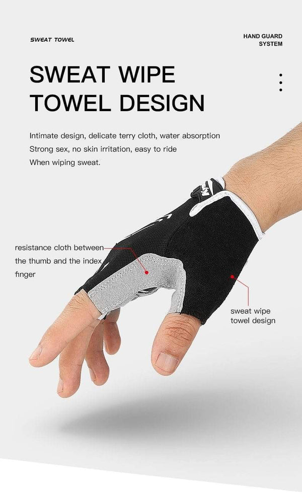 Planet Gates Cycling Anti-slip Anti-sweat Men Women Half Finger Gloves Breathable Anti-shock Sports Gloves MTB Bike Bicycle Glove