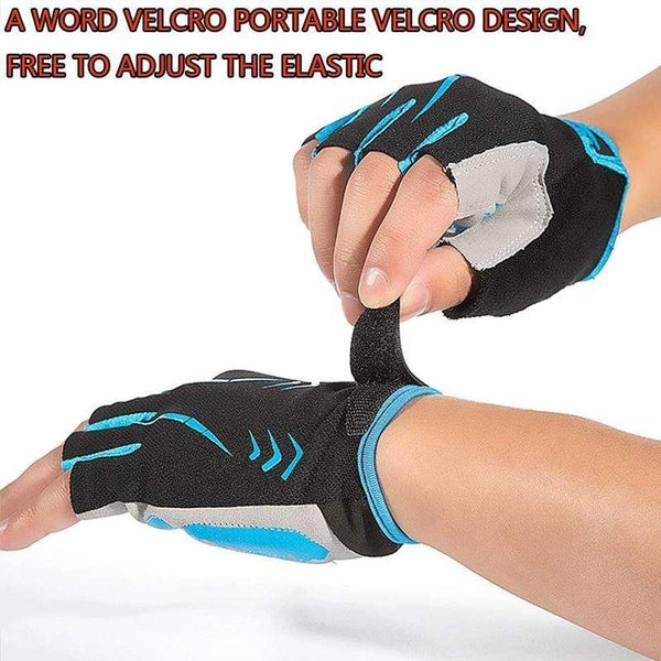 Planet Gates Cycling Anti-slip Anti-sweat Men Women Half Finger Gloves Breathable Anti-shock Sports Gloves MTB Bike Bicycle Glove