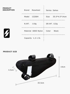 Planet Gates Cycling Bicycle Bike Head Tube Handlebar Cell Mobile Phone Bag Case Holder Case Pannier For 6.5in Phone