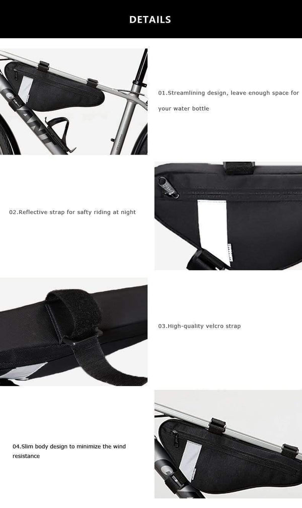 Planet Gates Cycling Bicycle Bike Head Tube Handlebar Cell Mobile Phone Bag Case Holder Case Pannier For 6.5in Phone