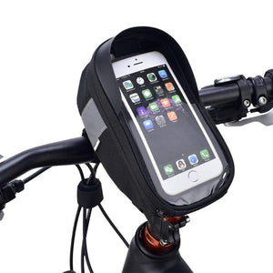 Planet Gates Cycling Bicycle Bike Head Tube Handlebar Cell Mobile Phone Bag Case Holder Case Pannier For 6.5in Phone