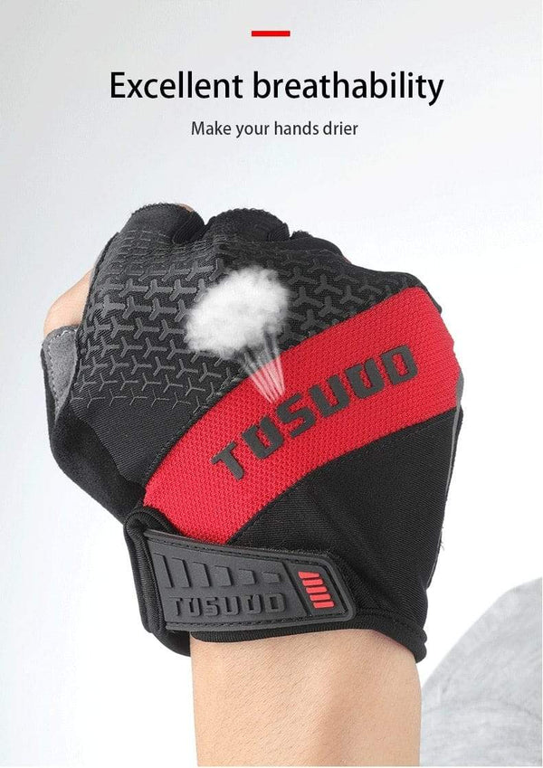 Planet Gates Cycling Bike Half Finger Non-slip Gloves Shockproof Summer Breathable MTB Road Bicycle Gloves Men Women Cycling Equipment