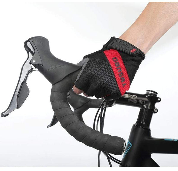 Planet Gates Cycling Bike Half Finger Non-slip Gloves Shockproof Summer Breathable MTB Road Bicycle Gloves Men Women Cycling Equipment