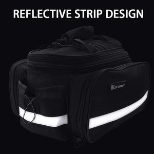 Planet Gates Cycling Camel Bag 10-25L Volume Waterproof Riding Bicycle Rear Rack Storage Luggage Bags Reflective MTB Bike Bag
