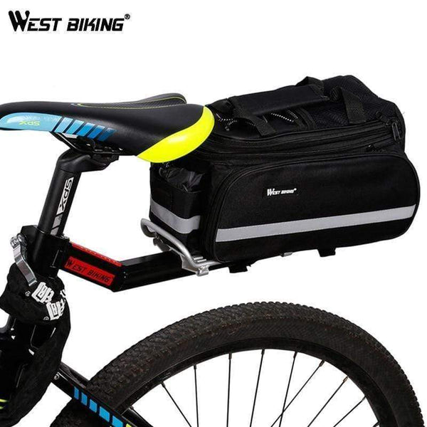Planet Gates Cycling Camel Bag 10-25L Volume Waterproof Riding Bicycle Rear Rack Storage Luggage Bags Reflective MTB Bike Bag