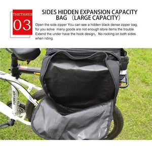 Planet Gates Cycling Camel Bag 10-25L Volume Waterproof Riding Bicycle Rear Rack Storage Luggage Bags Reflective MTB Bike Bag