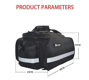 Planet Gates Cycling Camel Bag 10-25L Volume Waterproof Riding Bicycle Rear Rack Storage Luggage Bags Reflective MTB Bike Bag