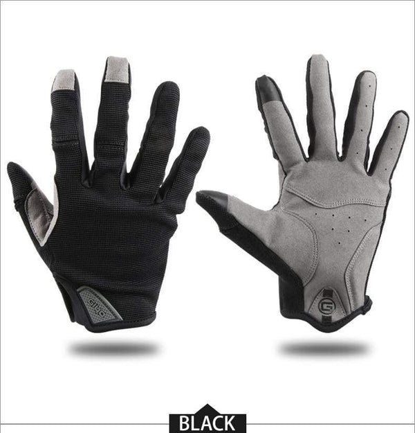 Planet Gates Cycling Full Finger Gloves Touch Screen Anti-slip Bicycle Lycra Fabric Mittens Bicicleta Road Bike Long Glove
