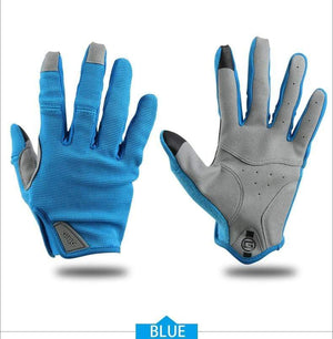 Planet Gates Cycling Full Finger Gloves Touch Screen Anti-slip Bicycle Lycra Fabric Mittens Bicicleta Road Bike Long Glove