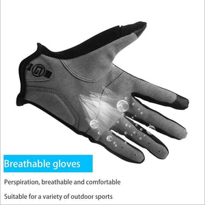Planet Gates Cycling Full Finger Gloves Touch Screen Anti-slip Bicycle Lycra Fabric Mittens Bicicleta Road Bike Long Glove