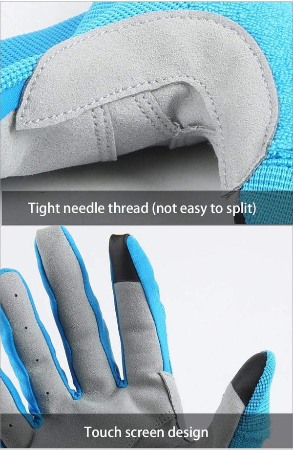 Planet Gates Cycling Full Finger Gloves Touch Screen Anti-slip Bicycle Lycra Fabric Mittens Bicicleta Road Bike Long Glove