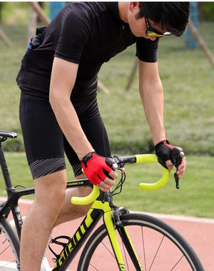 Planet Gates Cycling Glove Half Finger Gel Pad Breathable Sweat Washable Outdoor Sports MTB Gloves Non-Slip a Pair Bicycle Gloves