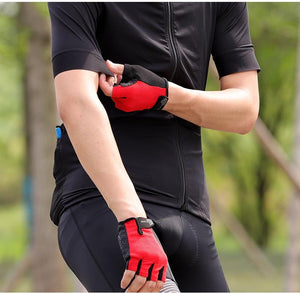 Planet Gates Cycling Glove Half Finger Gel Pad Breathable Sweat Washable Outdoor Sports MTB Gloves Non-Slip a Pair Bicycle Gloves