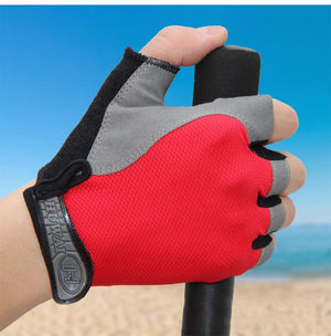 Planet Gates Cycling Gloves Anti-slip Anti-sweat Men Women Half Finger Gloves Breathable Anti-shock Sports Gloves MTB Bike Bicycle Glove