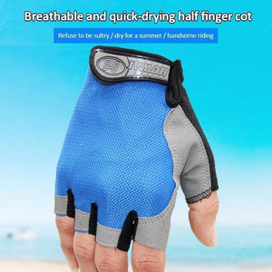 Planet Gates Cycling Gloves Anti-slip Anti-sweat Men Women Half Finger Gloves Breathable Anti-shock Sports Gloves MTB Bike Bicycle Glove