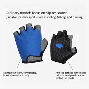Planet Gates Cycling Gloves Anti-slip Anti-sweat Men Women Half Finger Gloves Breathable Anti-shock Sports Gloves MTB Bike Bicycle Glove