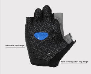 Planet Gates Cycling Gloves Anti-slip Anti-sweat Men Women Half Finger Gloves Breathable Anti-shock Sports Gloves MTB Bike Bicycle Glove