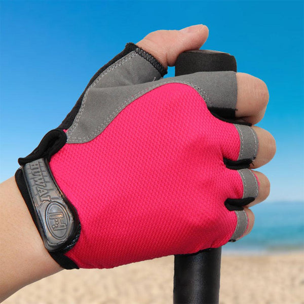 Planet Gates Cycling Gloves Anti-slip Anti-sweat Men Women Half Finger Gloves Breathable Anti-shock Sports Gloves MTB Bike Bicycle Glove