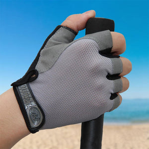 Planet Gates Cycling Gloves Anti-slip Anti-sweat Men Women Half Finger Gloves Breathable Anti-shock Sports Gloves MTB Bike Bicycle Glove