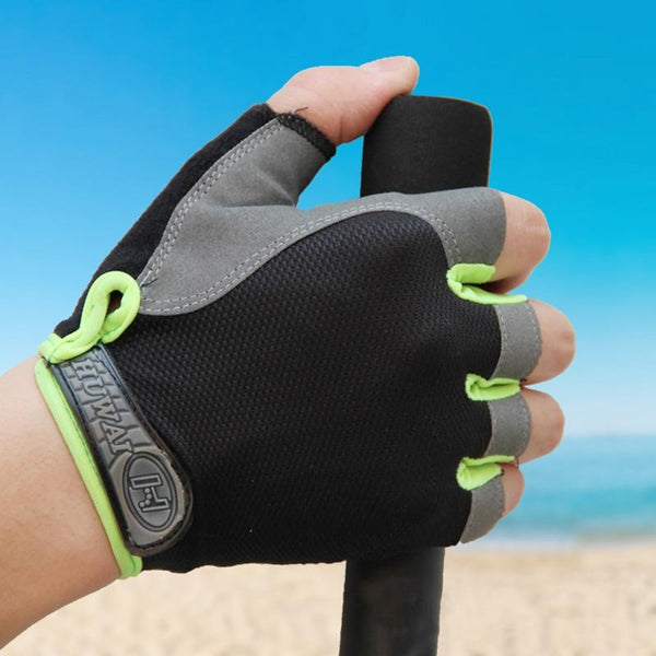 Planet Gates Cycling Gloves Anti-slip Anti-sweat Men Women Half Finger Gloves Breathable Anti-shock Sports Gloves MTB Bike Bicycle Glove