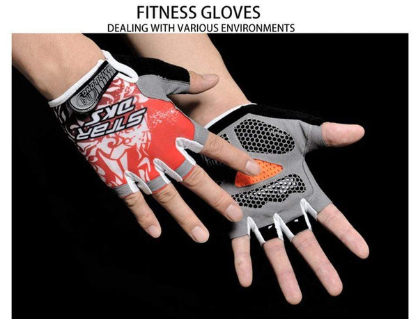Planet Gates Cycling Gloves Breathable Sweat Comfortable Women Men Bicycle Gloves Anti-slip Shockproof Bicycle Motorcycle Gloves