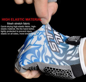 Planet Gates Cycling Gloves Breathable Sweat Comfortable Women Men Bicycle Gloves Anti-slip Shockproof Bicycle Motorcycle Gloves