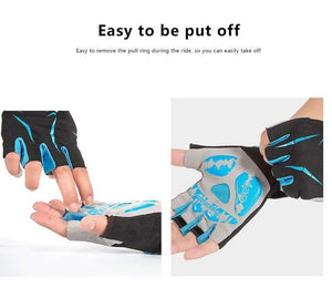 Planet Gates Cycling Gloves Fingerless Riding MTB Bike Bicycle Glove Thermal Warm Motorcycle Winter Autumn Women Men