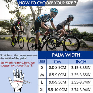 Planet Gates Cycling Gloves Gel Shockproof MTB Road Bike Gloves Breathable Durable Bicycle Gloves Non-slip Biking Glove for Men Women