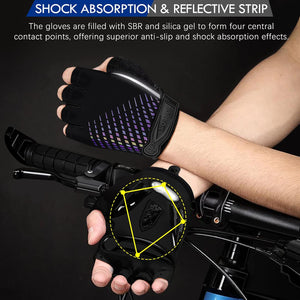 Planet Gates Cycling Gloves Gel Shockproof MTB Road Bike Gloves Breathable Durable Bicycle Gloves Non-slip Biking Glove for Men Women