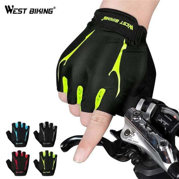 Planet Gates Cycling Gloves Half Finger Anti Slip Shockproof Bike Gloves Gel Pad Summer Women Men Sports MTB Road Bicycle Gloves