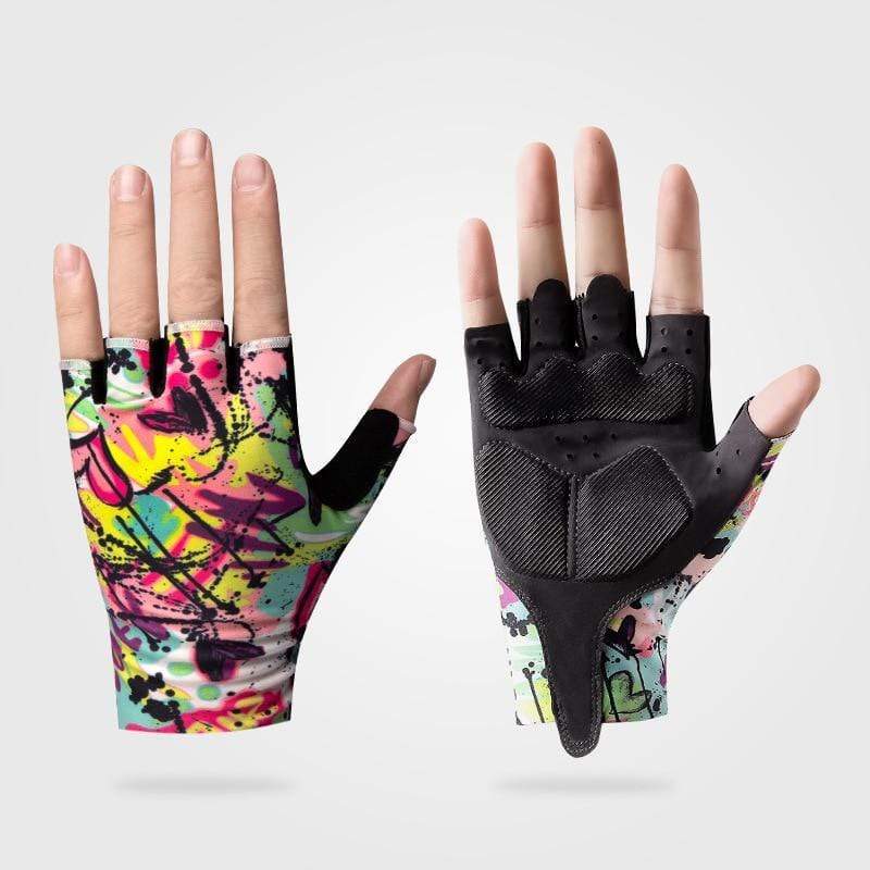 Planet Gates Cycling Gloves Half Finger Men Women Bike Anti-slip Outdoor Gloves Summer Bike Gloves Road Breathable Shockproof Bicycle Gloves