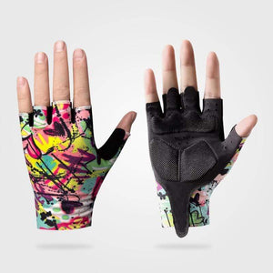 Planet Gates Cycling Gloves Half Finger Men Women Bike Anti-slip Outdoor Gloves Summer Bike Gloves Road Breathable Shockproof Bicycle Gloves