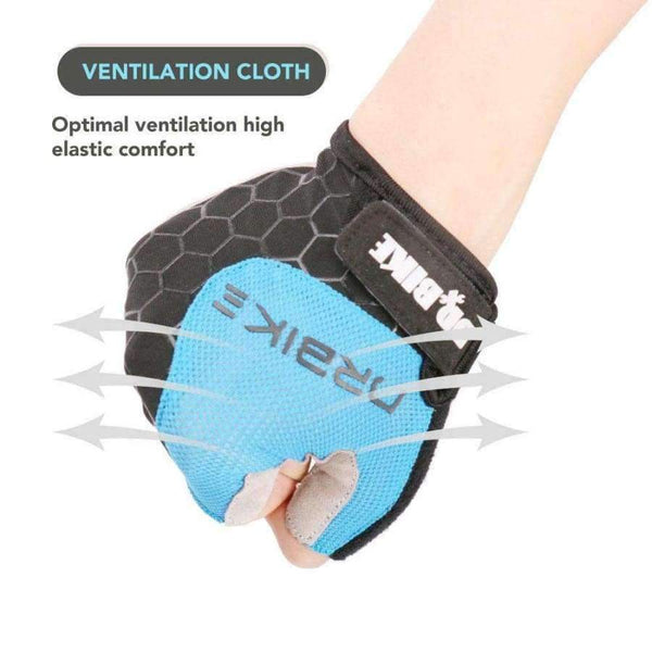 Planet Gates Cycling Gloves Half Finger Sport Shockproof Accessories for Summer Mountain Bike Riding Men and Women