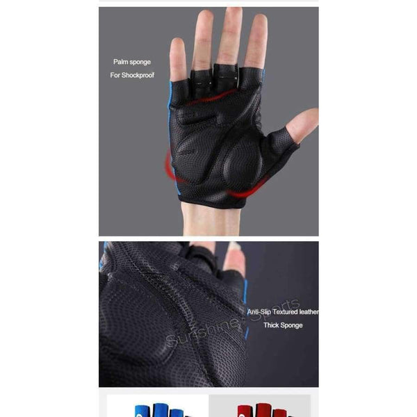 Planet Gates Cycling Gloves Half Finger Women Men Sport Fitness Gloves Road Bike Glove Sponge Padded Bicycle Gloves Accessories