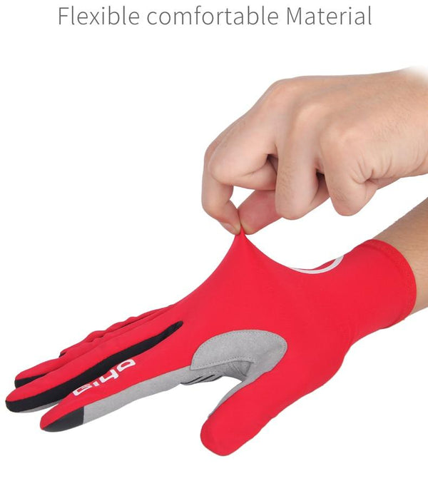 Planet Gates Cycling Gloves Long Full Fingers Sports Touch Screen Gel Sports Women Men Summer long finger gloves  MTB Road Riding Racing